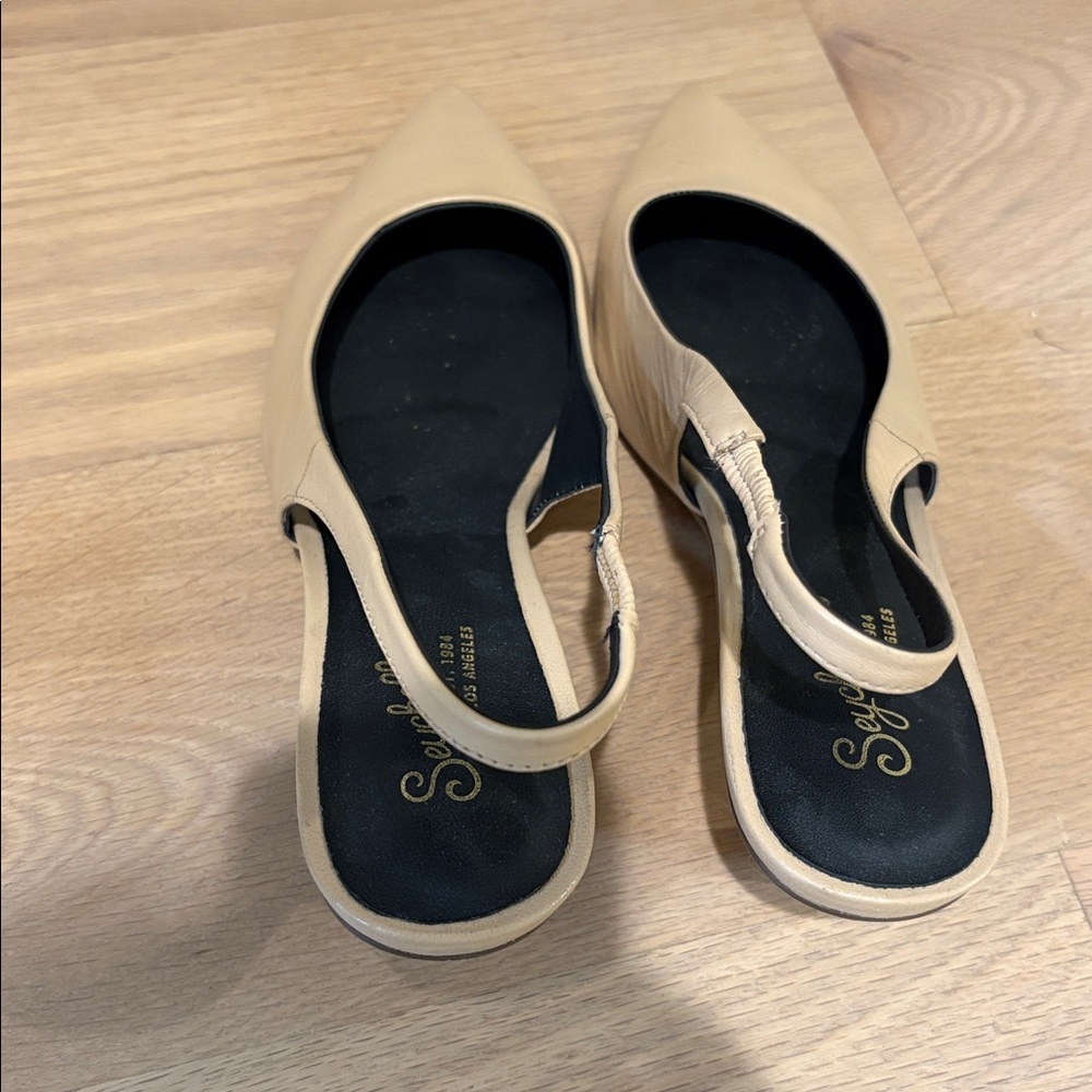 Seychelles Brooklyn Heel in Vachetta - Picture 2 of 4